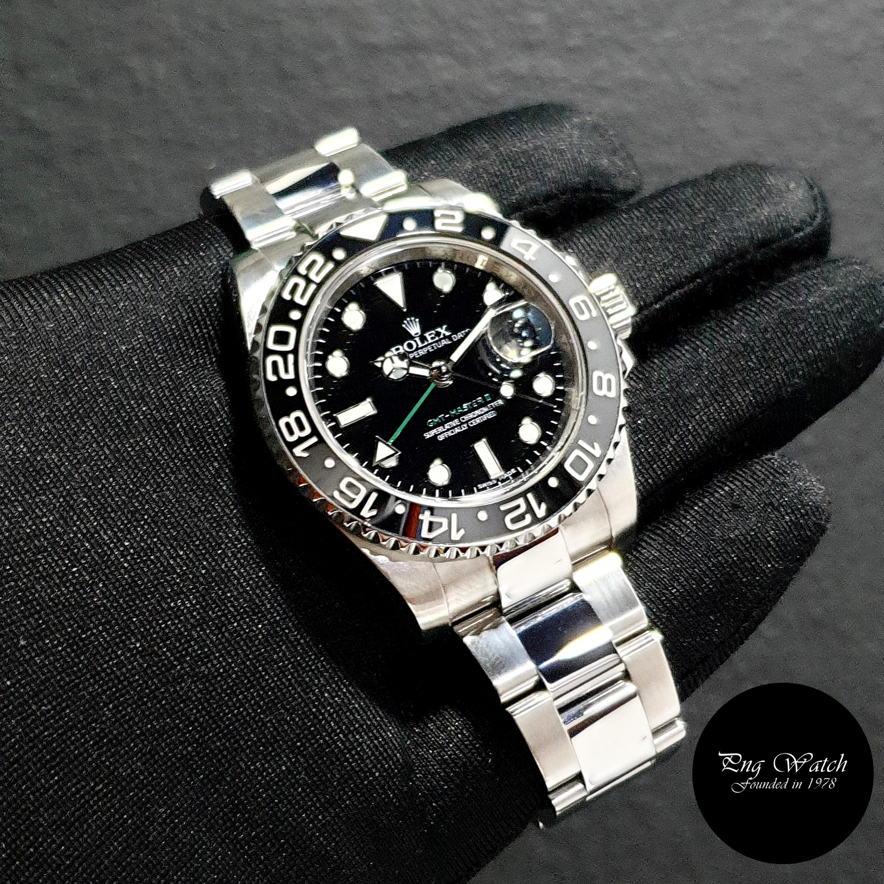 Rolex black gmt discontinued sale