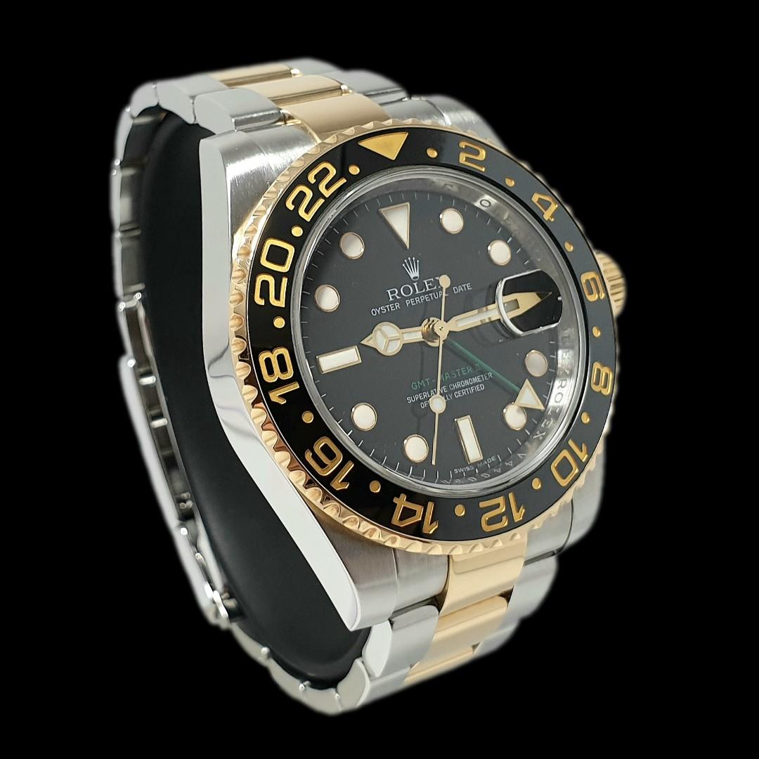 Rolex GMT Master II in Steel 18K Yellow Gold Model Ref. M 116713
