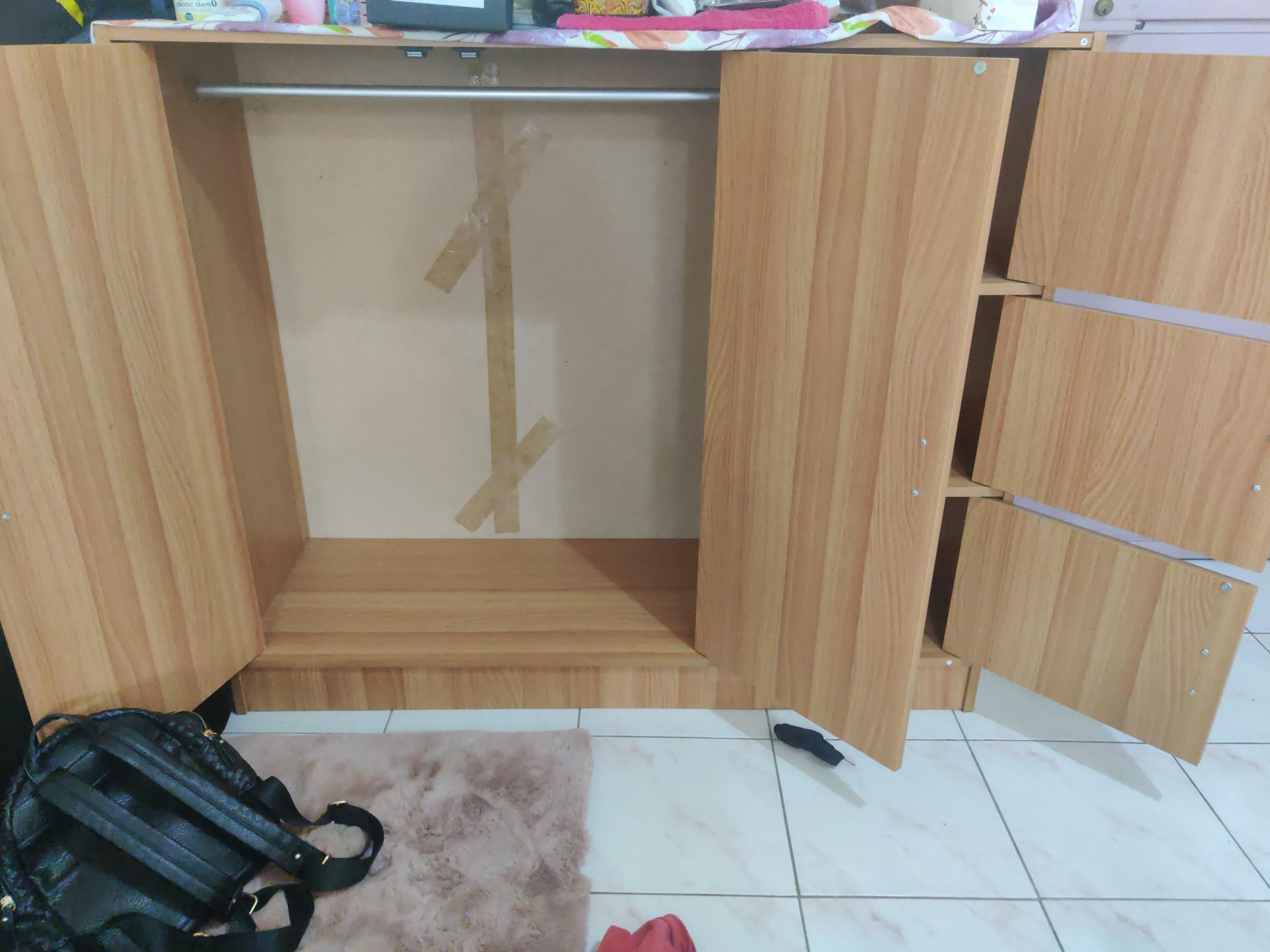 San - yang wardrobe, Furniture & Home Living, Furniture, Shelves, Cabinets & Racks on Carousell