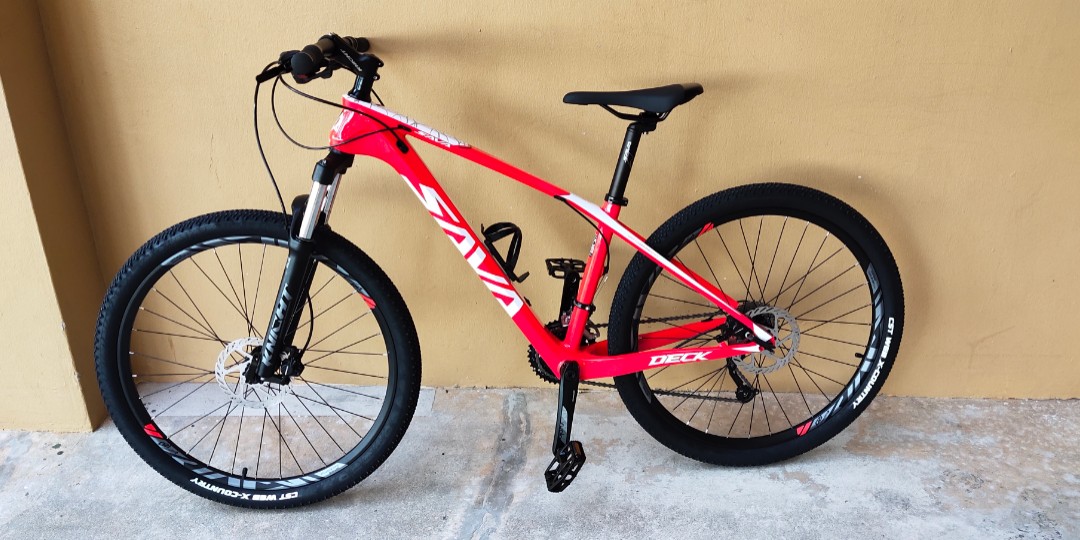 Savadeck dual suspension mountain bike 27.5 full suspension aluminum alloy mountain bicycle 27 speed mtb with top m2000 group set