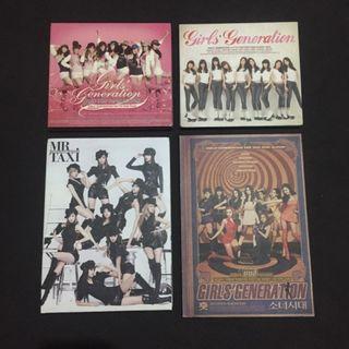 snsd ph press albums (itnw 1st asia tour cd, gee, mr.taxi, hoot)