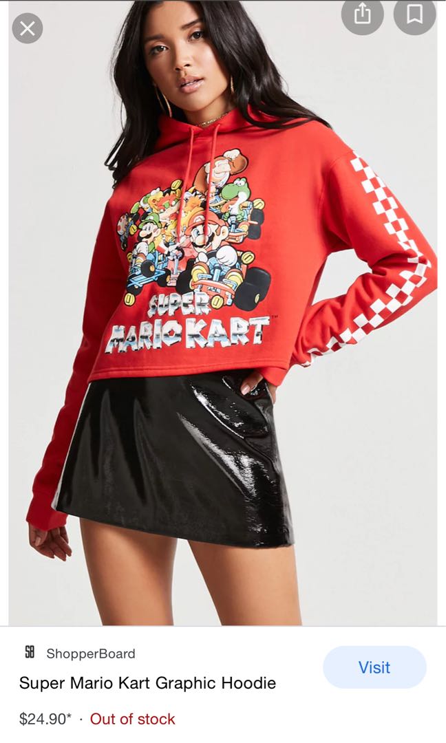 Mario hoodie online forever 21