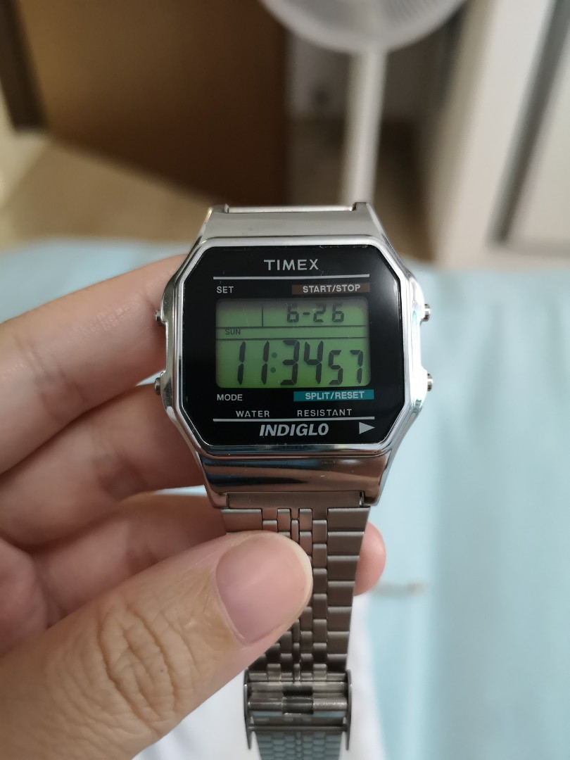 Timex Indiglo digital watch, Men's Fashion, Watches & Accessories, Watches  on Carousell