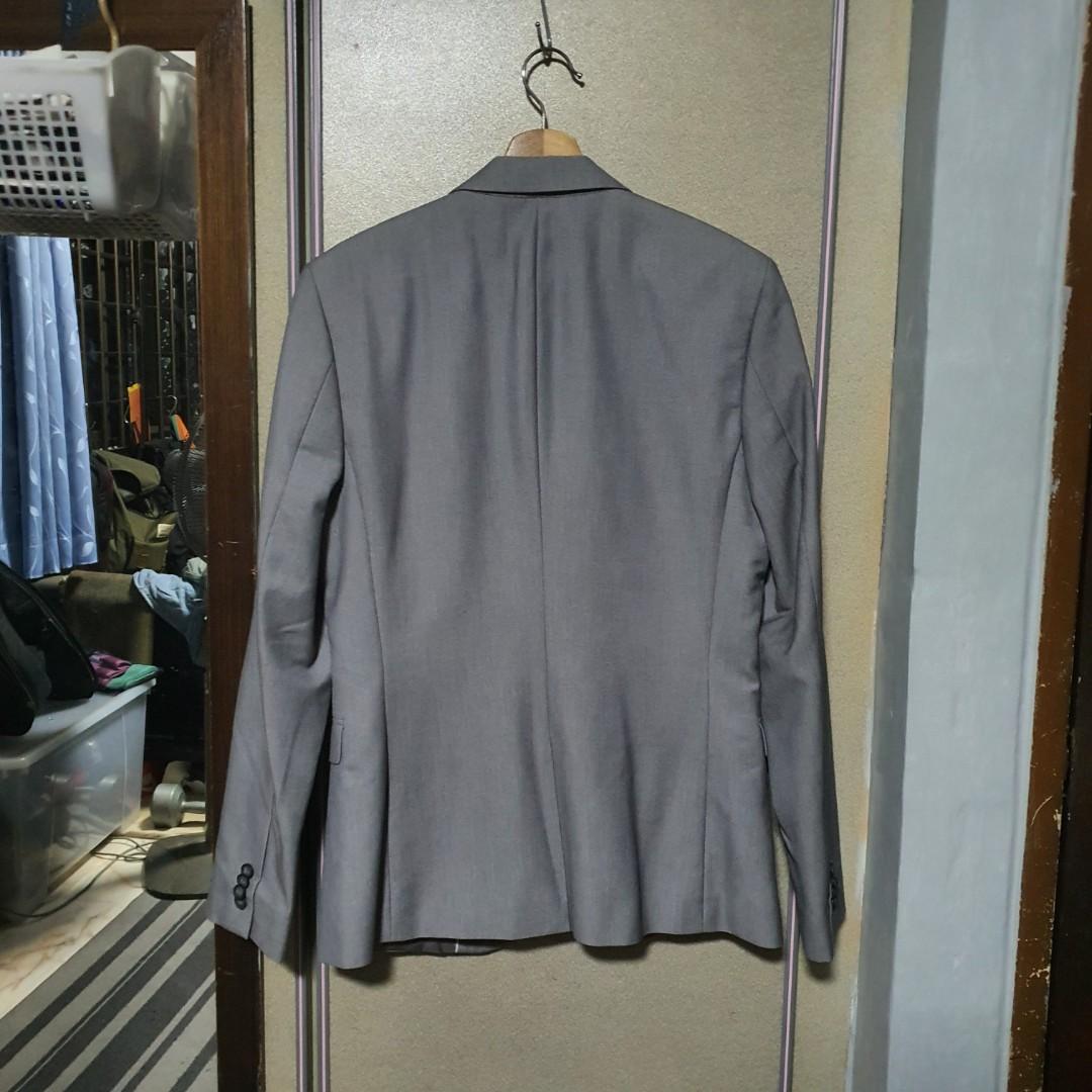 SALE Topman Skinny Blazer Grey