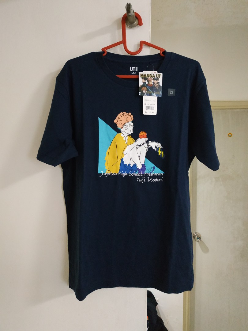 Uniqlo UT Jujutsu Kaisen Itadori Blue 