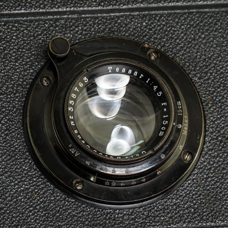 Vintage 1929 Zeiss Ikon Miroflex B Camera 9 x 12 cm with a Carl Zeiss