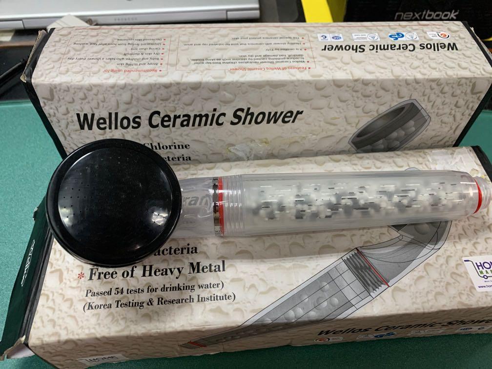 Wellos Ceramic Shower Head (Category: Bathtub & Bath Accessories) located in Pasay City. Submitted by ayinong168 (Listing ID 1096503765, Image 3). Description: Item is in excellent condition mint still in box, 2 pcs available pm for inquiries .