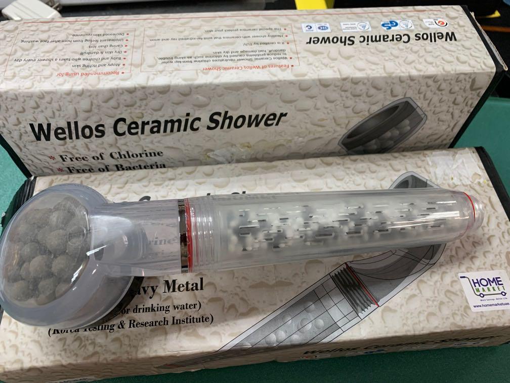 Wellos Ceramic Shower Head (Category: Bathtub & Bath Accessories) located in Pasay City. Submitted by ayinong168 (Listing ID 1096503765, Image 2). Description: Item is in excellent condition mint still in box, 2 pcs available pm for inquiries .