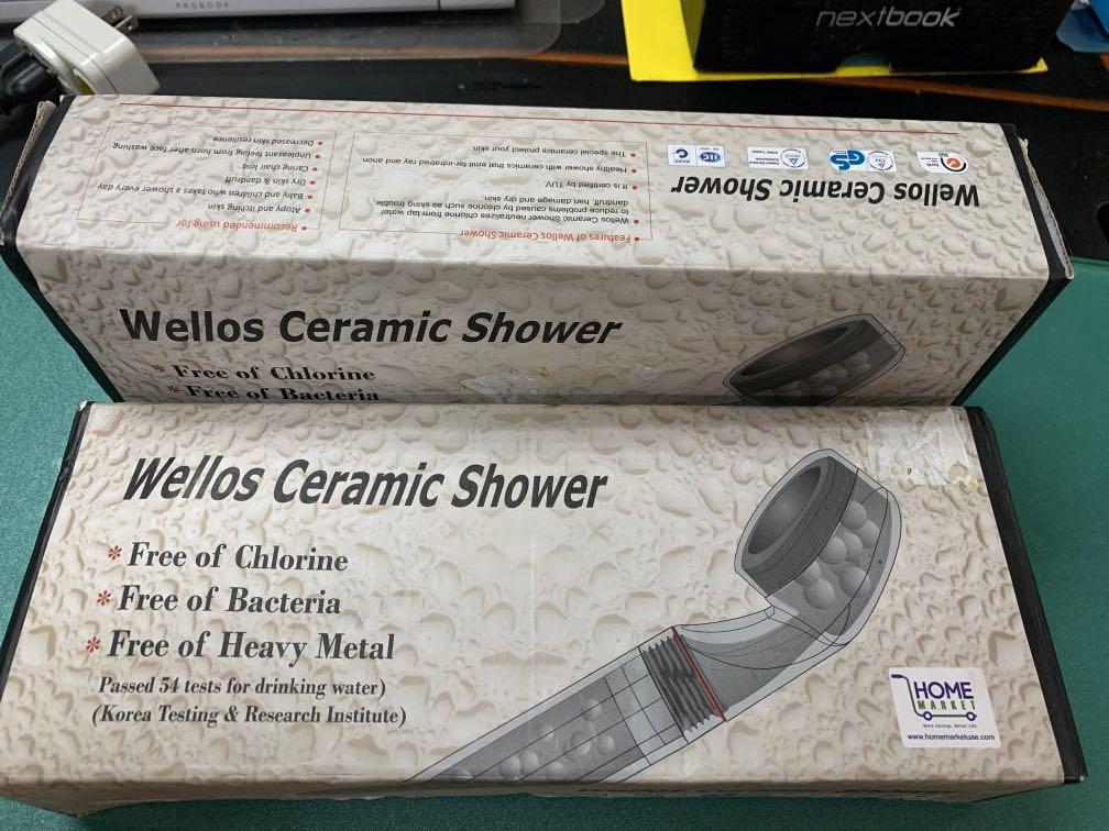 Wellos Ceramic Shower Head (Category: Bathtub & Bath Accessories) located in Pasay City. Submitted by ayinong168 (Listing ID 1096503765, Image 1). Description: Item is in excellent condition mint still in box, 2 pcs available pm for inquiries .
