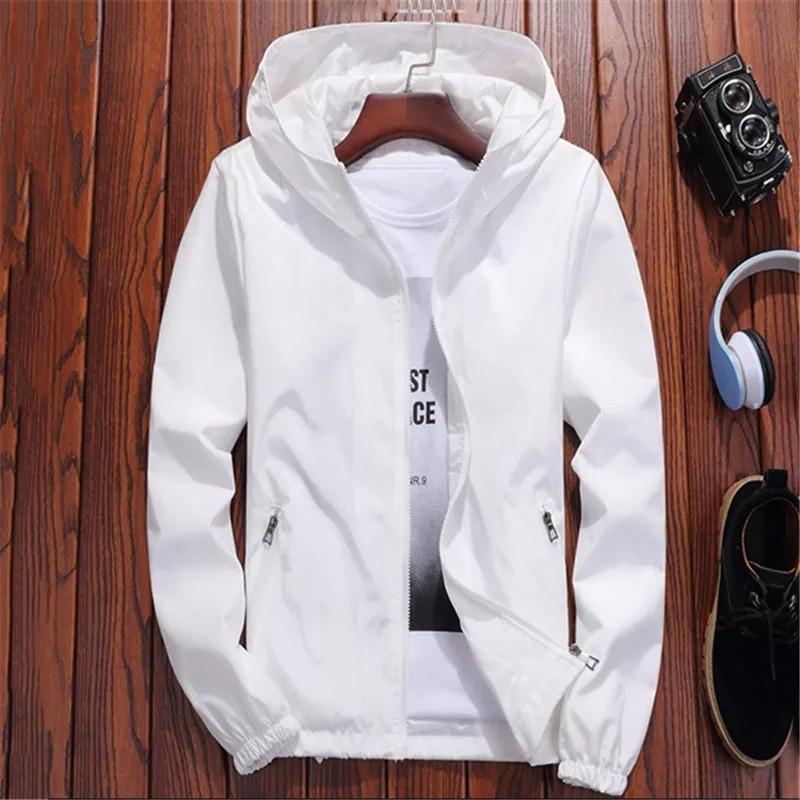 Red and clearance white windbreaker mens