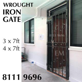 Wrought Iron Metal Gate