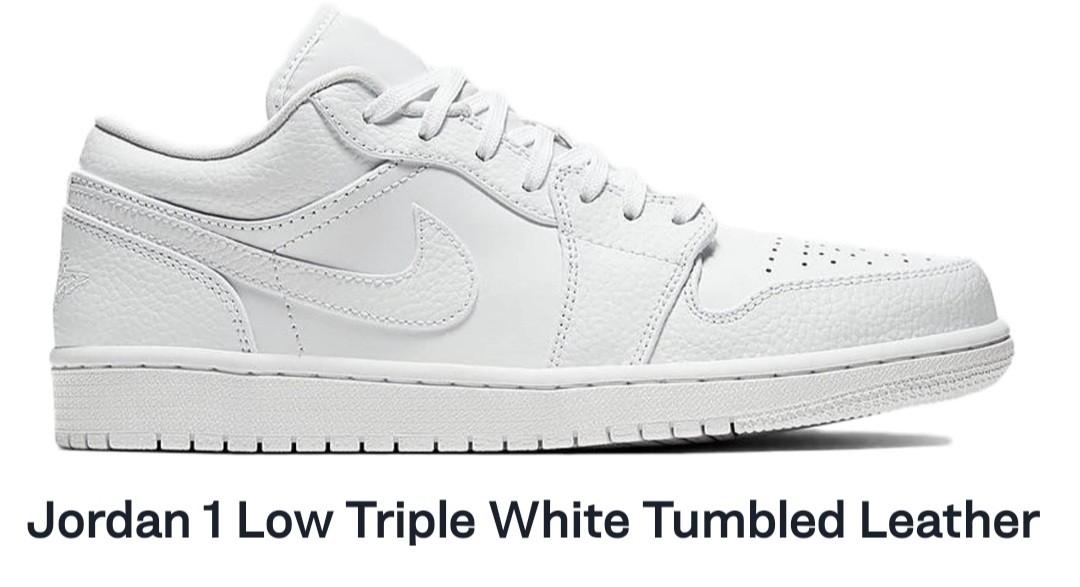 White clearance leather jordans