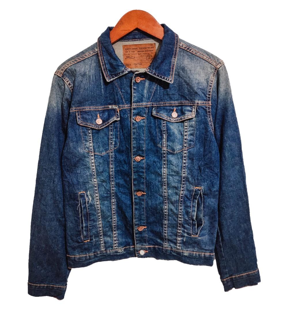 Jaket jeans online zara man