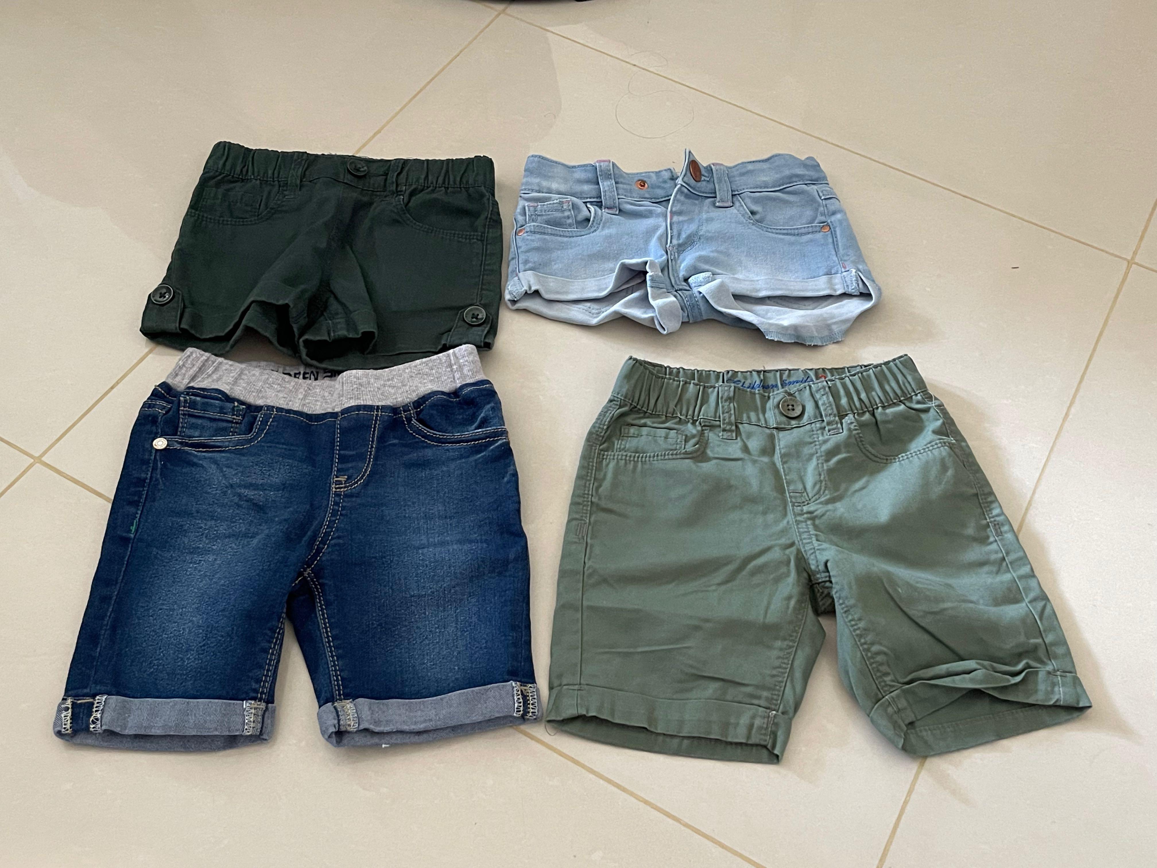 15 for all 4 shorts bottoms girl denim shorts 1 2 years Babies Kids Babies Kids Fashion on Carousell