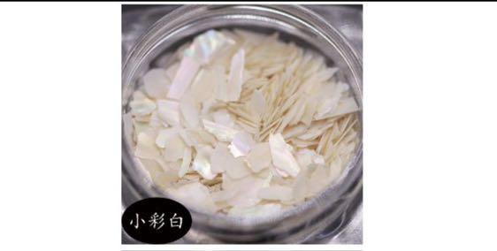 美甲飾品-貝殼片（小白）