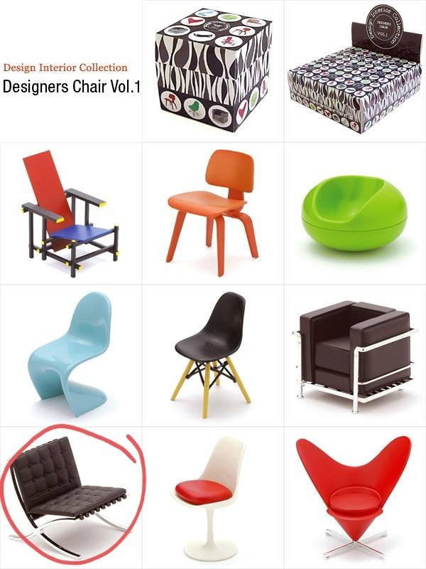 絕版Design Interior Collection Designers Chair 1/12 Vol.1