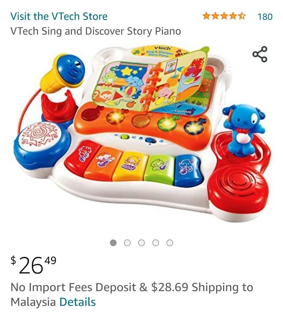 Vtech sing & discover story piano sale