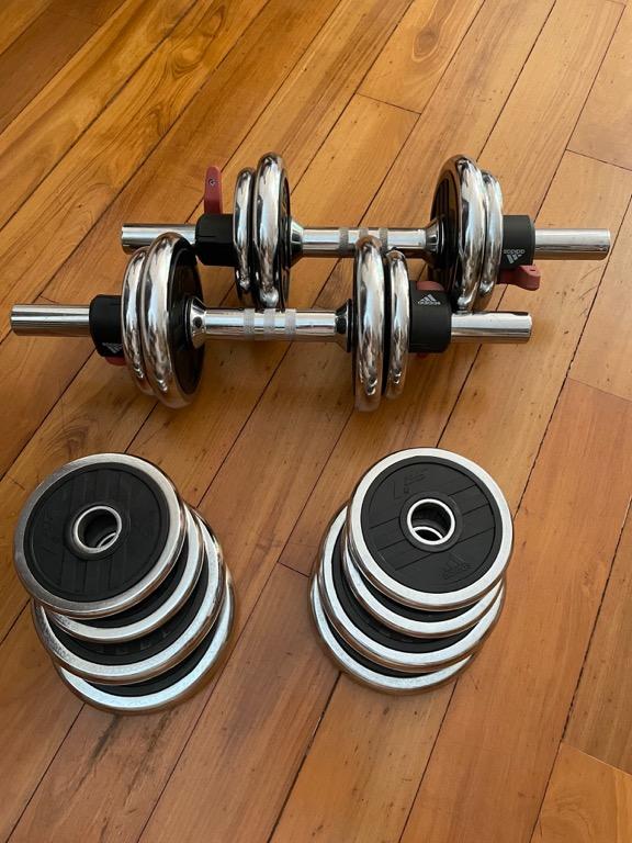 Adidas barbell set clearance