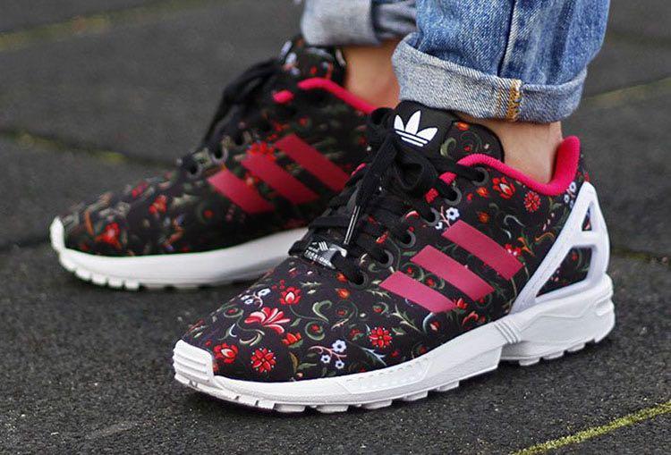 Permanentemente Días laborables idioma Adidas Originals Mujer ZX Flux “Flower”, Women's Fashion, Footwear,  Sneakers on Carousell