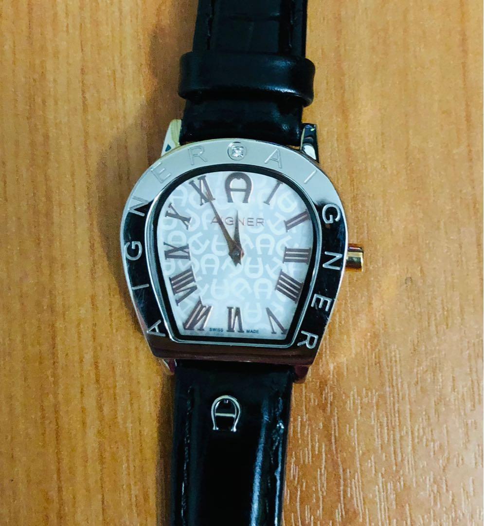 Aigner leather hotsell watch