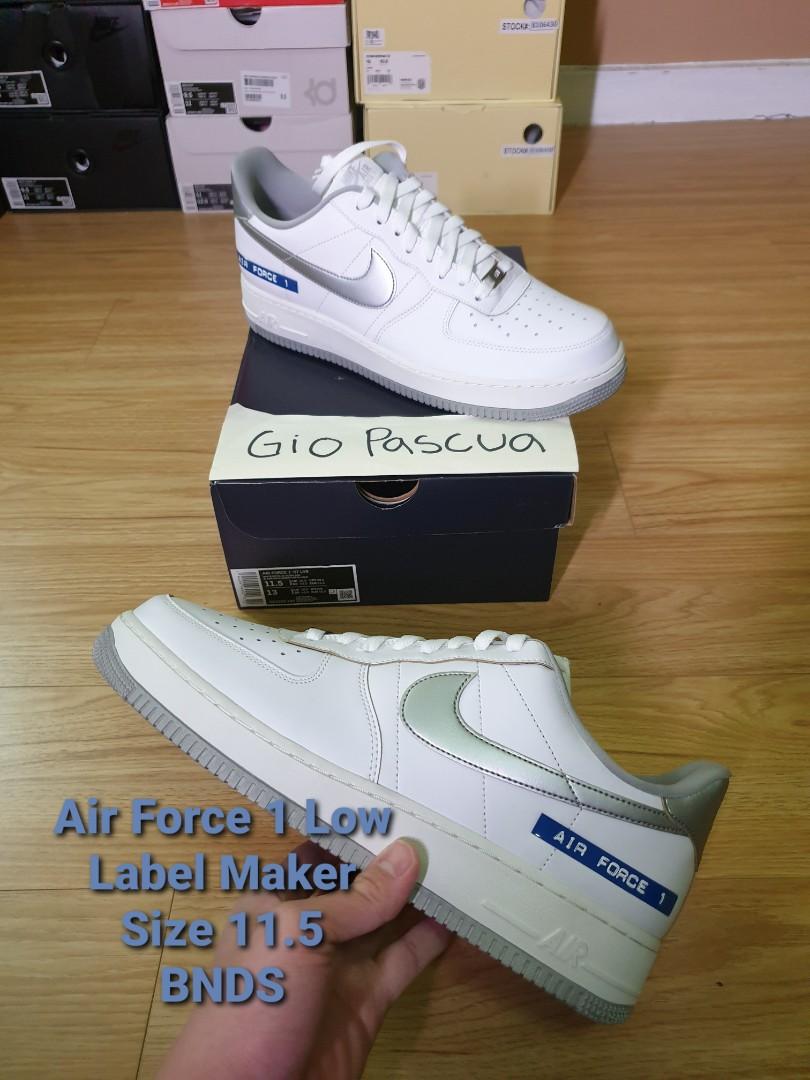 Nike air top force etichetta