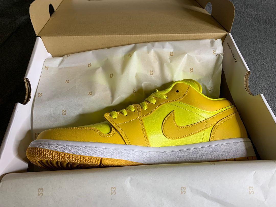 women yellow jordans