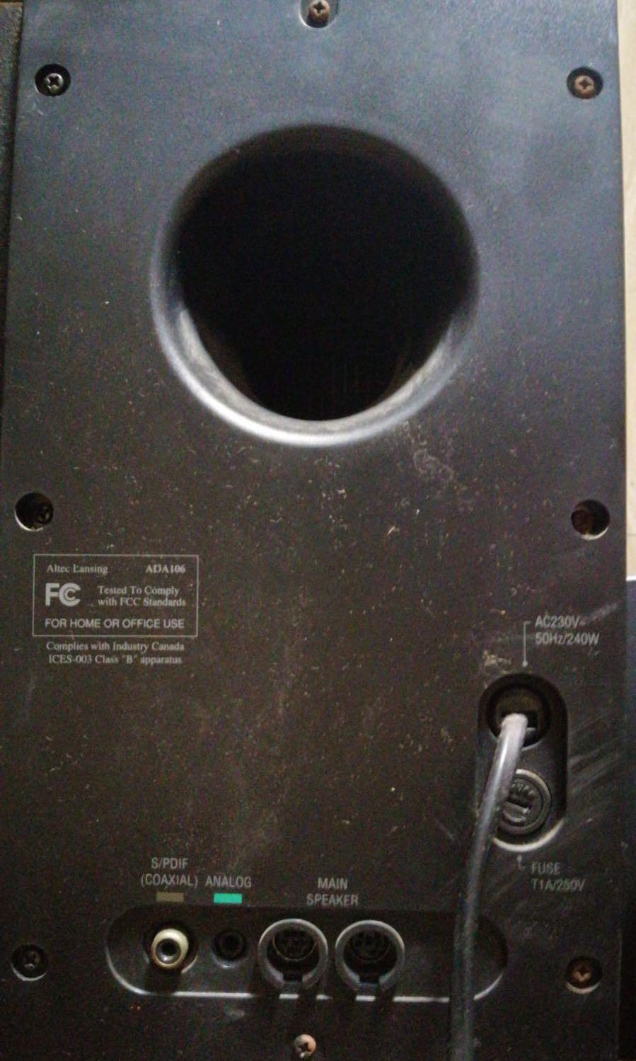 Altec Lansing sound bar + subwoofer, Audio, Soundbars, Speakers