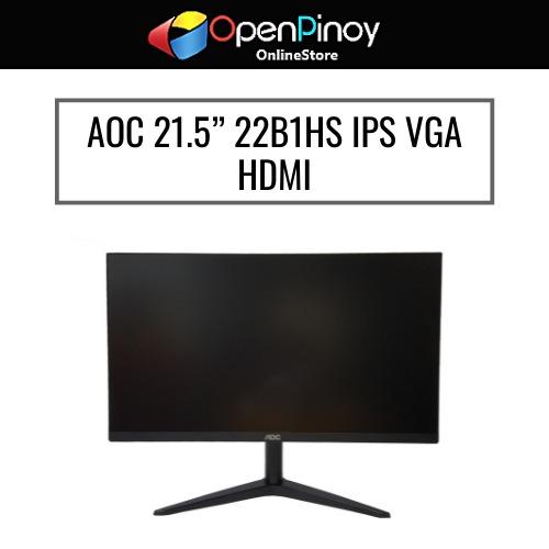 Aoc 21 5 22b1hs Ips Vga Hdmi Computers Tech Parts Accessories Monitor Screens On Carousell