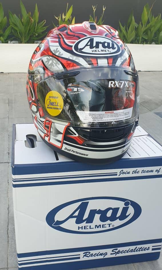 ARAI RX7X HAGA GP Motorbikes on Carousell