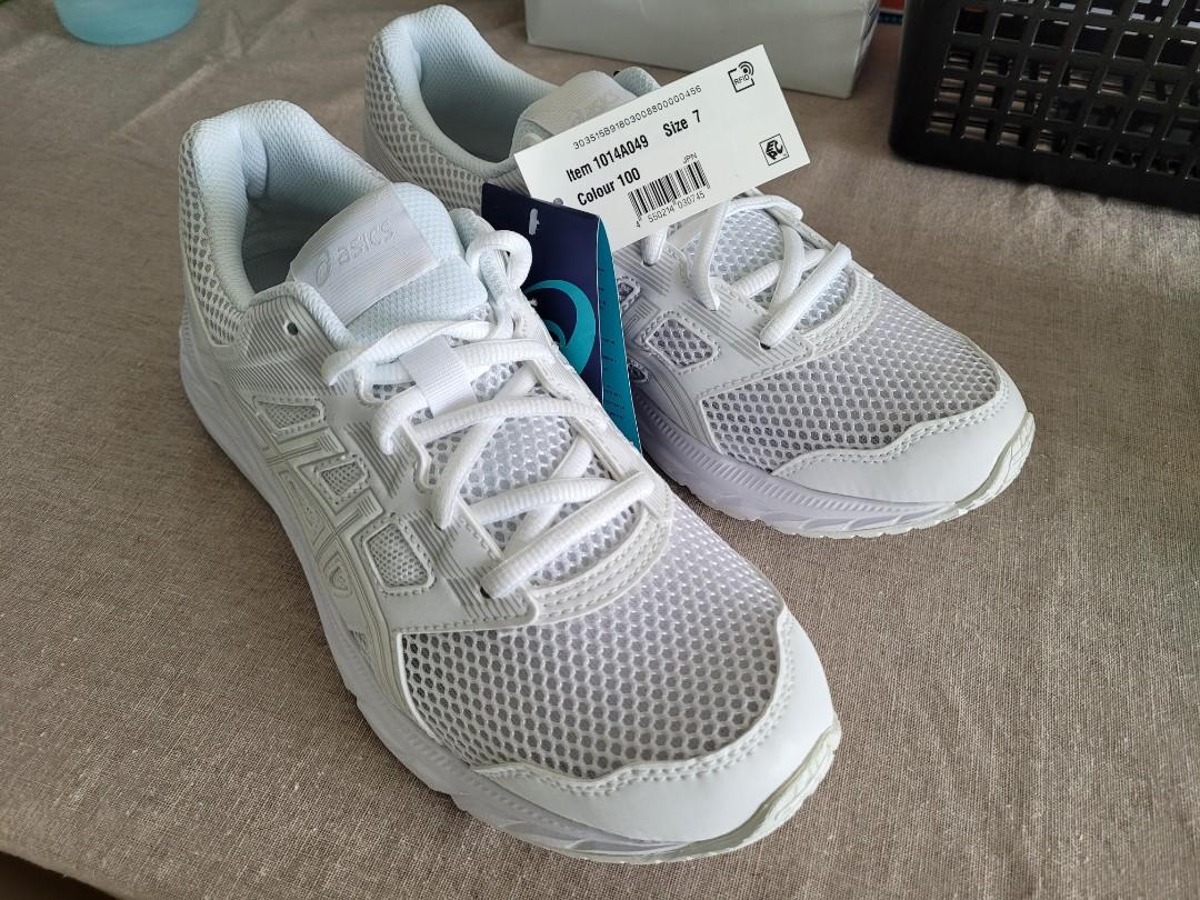 Asics white cheap school shoes