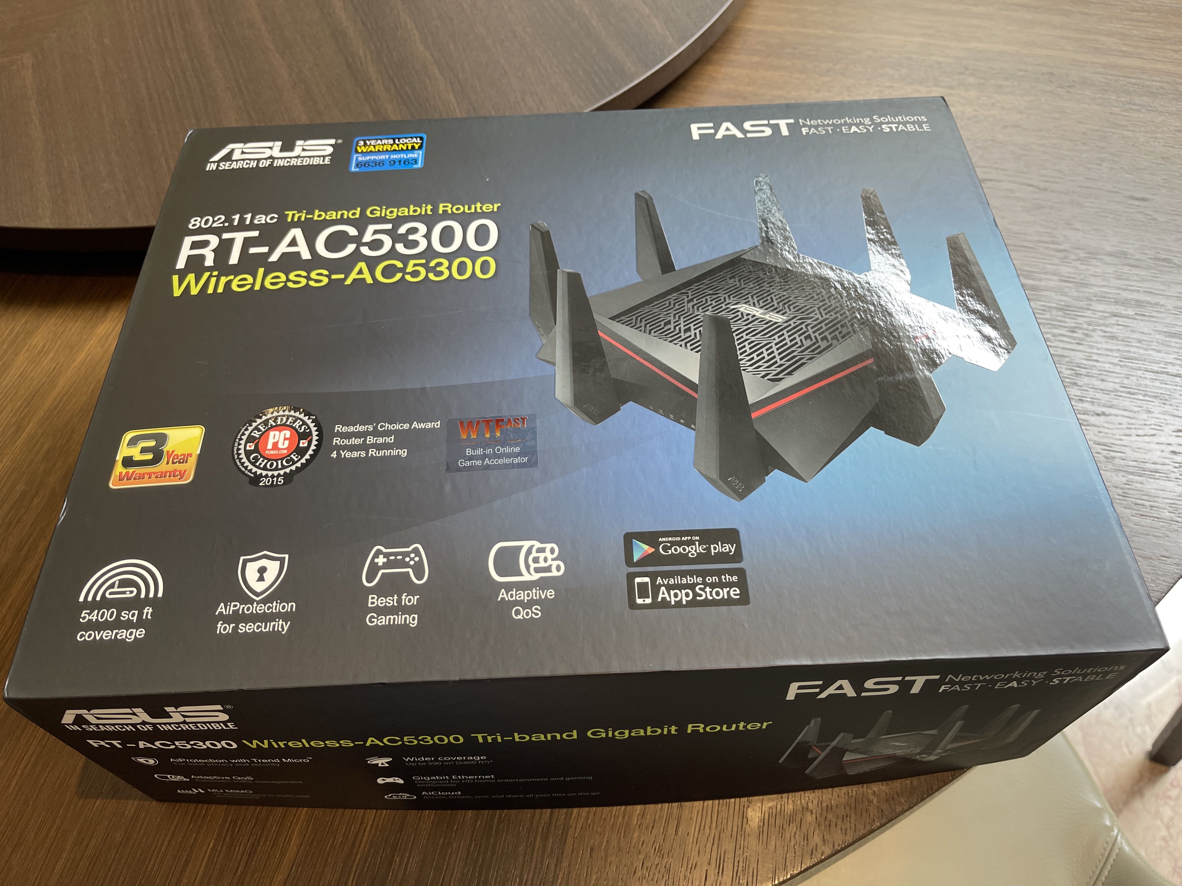 Asus RT-AC5300 Triband Gigabit Router, Computers & Tech, Parts ...