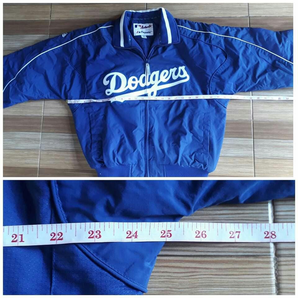 AUTHENTIC!!! Majestic LA Dodgers Jacket, Men's Fashion, Coats, Jackets and  Outerwear on Carousell