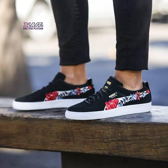 Women's puma suede classic embroidered casual shoes store