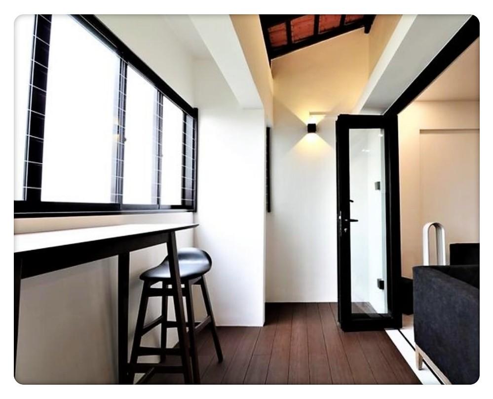 balcony bifold sliding glass door aluminium framed acrylic door hall room walk in wardrobe kitchen partition divider fixed panel home services renovations on carousell