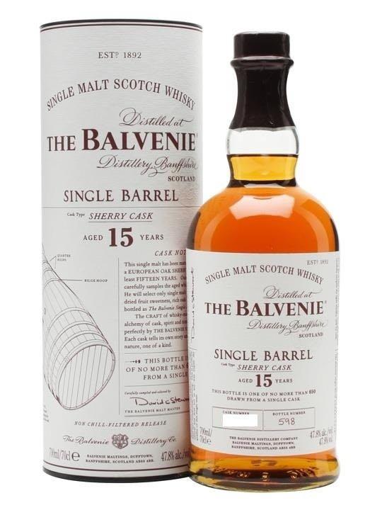 激安人気新品 THE BALVENIE 15年 SINGLE BARREL バルヴェニー 15年 シングル ウイスキー