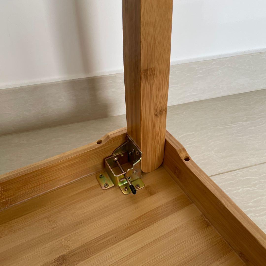 Bamboo foldable floor table, Furniture & Home Living, Furniture, Tables