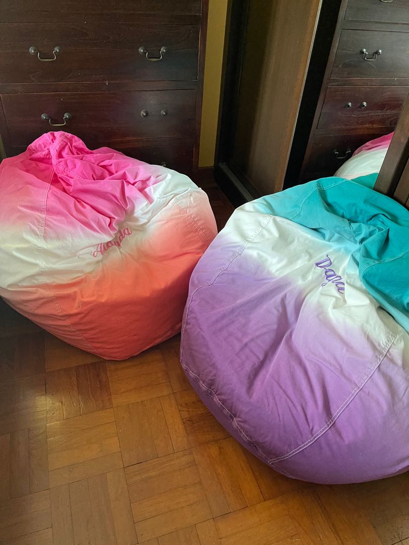 Barely Used 2 Bean Bags From Pottery Barn With Two Brand New Covers Barely Used 2 Bean Bags From Pottery Barn With Two Brand New Covers
