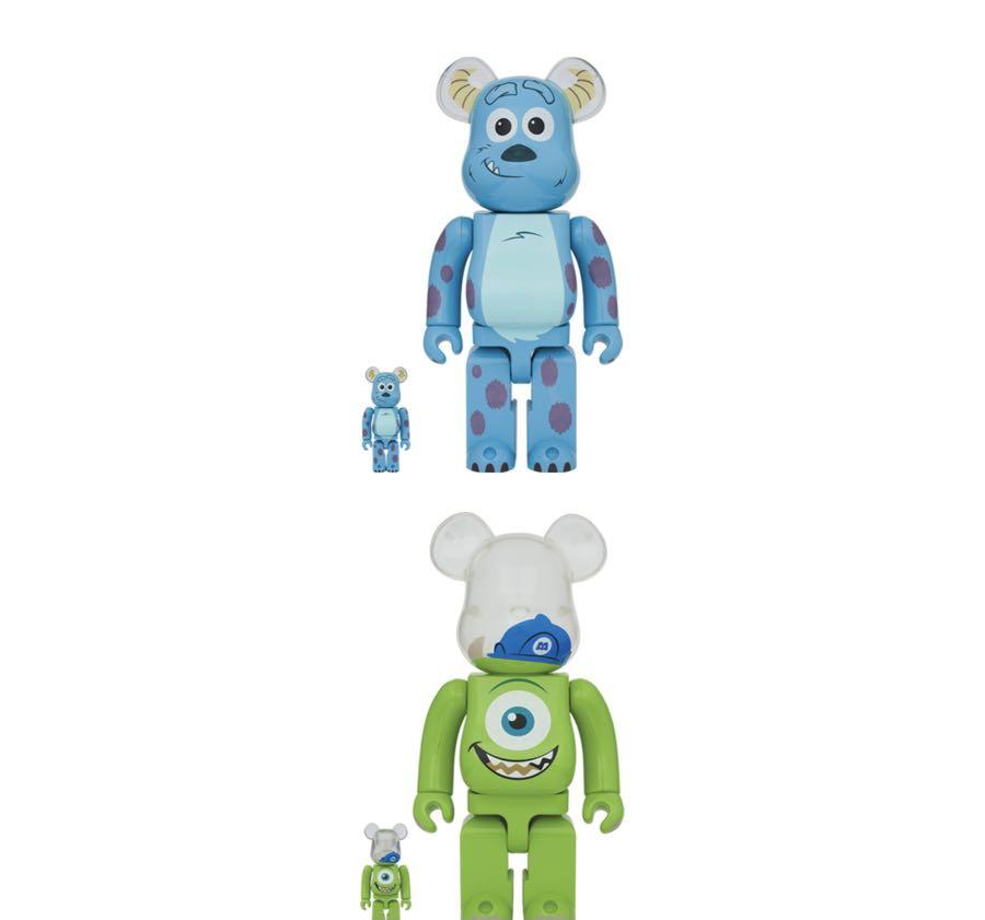 BE@RBRICK MIKE SULLEY 100％ & 400％エンタメ/ホビー - その他