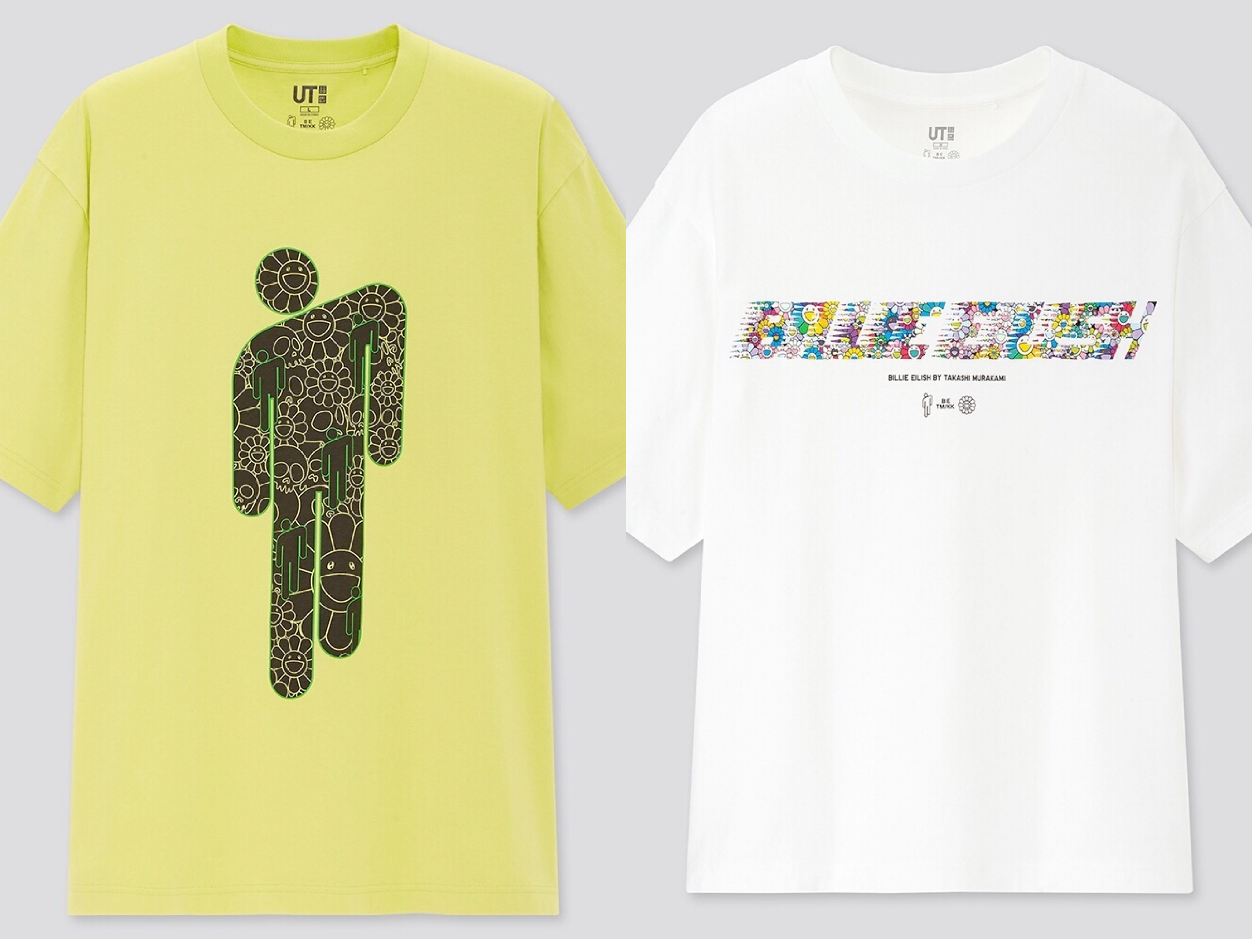 Billie Eilish designs t-shirts for Uniqlo with Takashi Murakami – Party 96.3