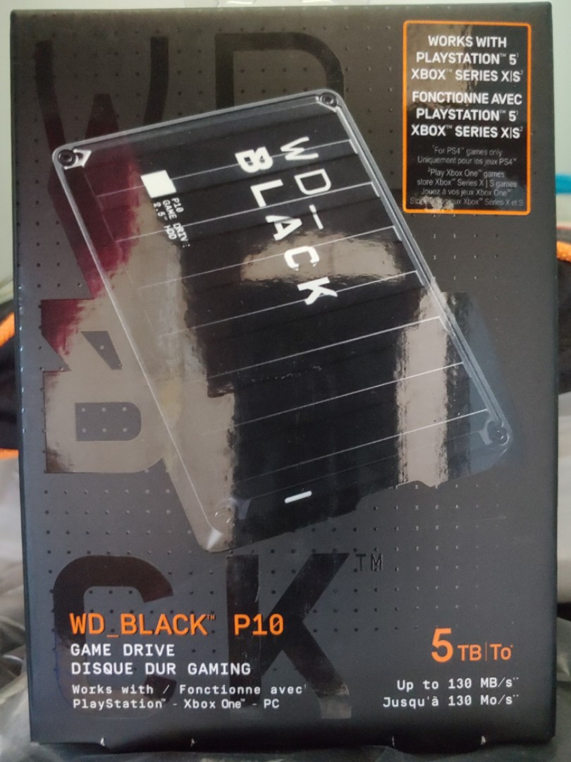 Bnib Western Digital Wd 5tb Black P10 External Hard Drive Pc Ps4 Xbox One Computers Tech Parts Accessories Hard Disks Thumbdrives On Carousell