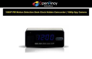 Brandnew 1080P PIR Motion Detection Desk Clock Hidden Camcorder | 1080p Spy Camera