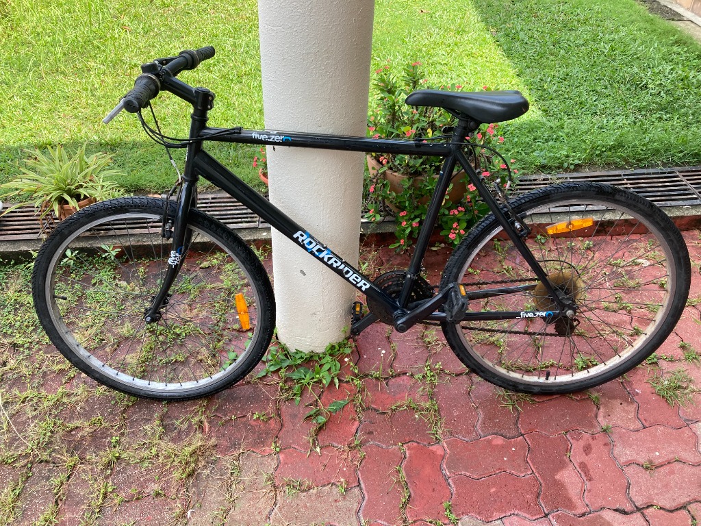 B TWIN Rockrider 5.0 Mountain bike Black Size M Sports