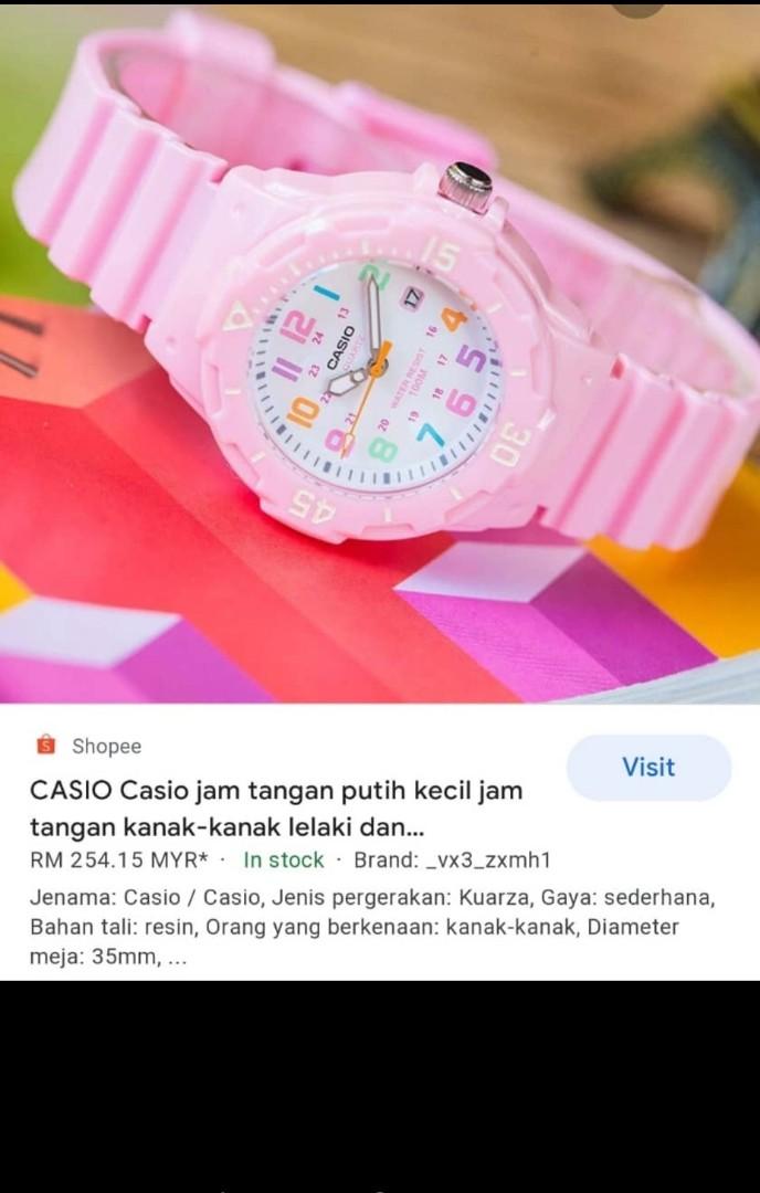 Casio Pink Watch Babies Kids Others On Carousell