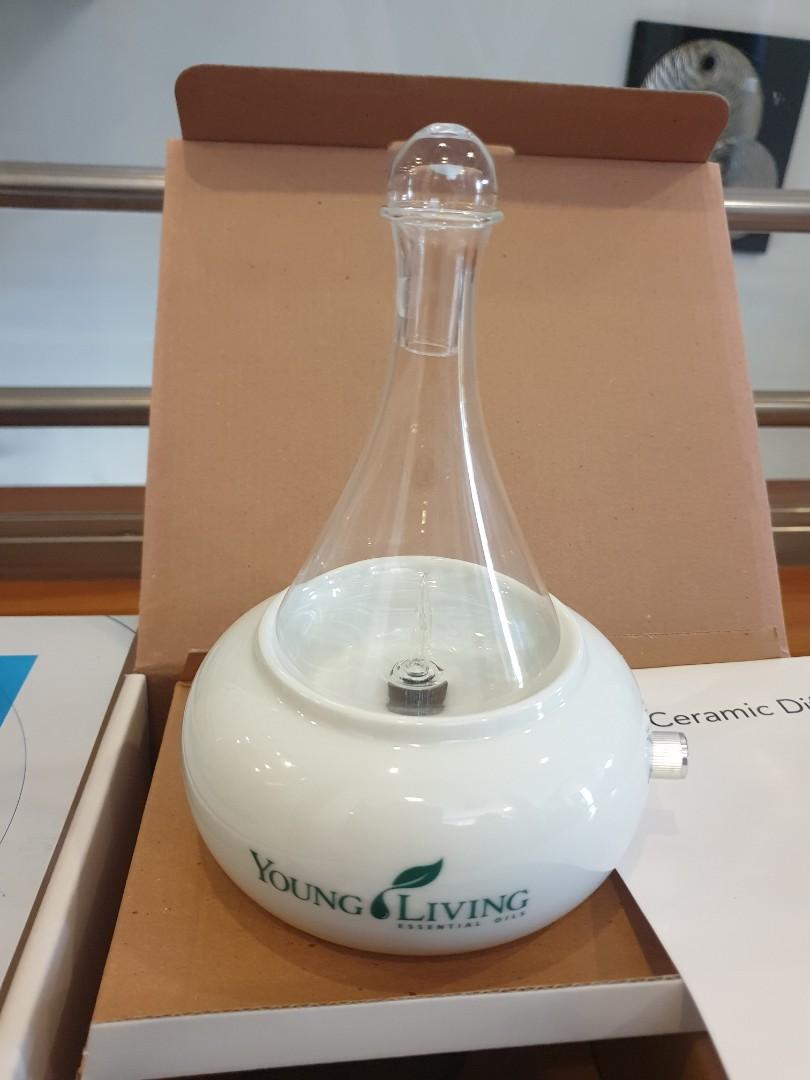 Ceramic Diffuser Young Living, Furniture & Home Living, Home Fragrance