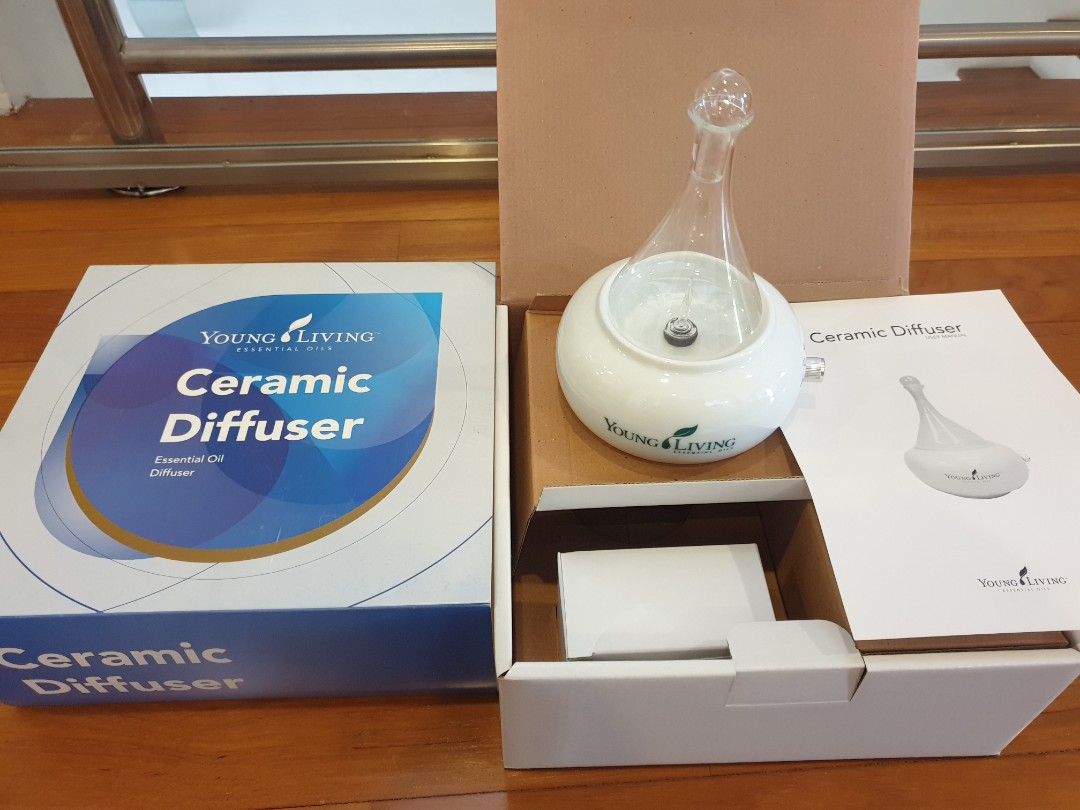 Ceramic Diffuser Young Living, Furniture & Home Living, Home Fragrance