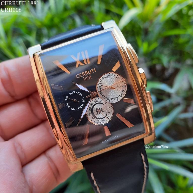 Cerruti 1881 CRB006 Watch not Seiko or Omega Fesyen Pria Jam