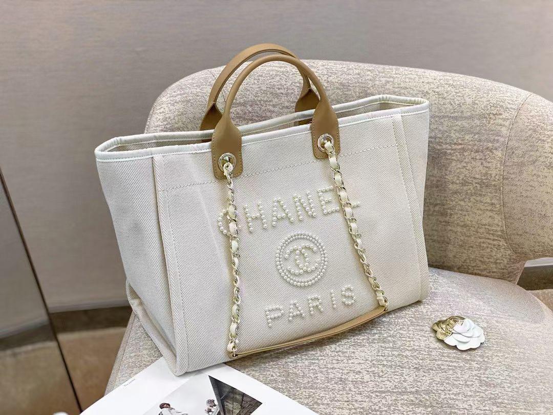 Chanel Deauville Pearl Tote LIMITED EDITION, Women's Fashion, Bags &  Wallets, Shoulder Bags on Carousell