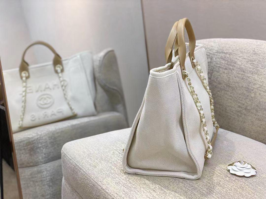 Chanel Deauville Pearl Tote LIMITED EDITION, Women's Fashion, Bags &  Wallets, Shoulder Bags on Carousell