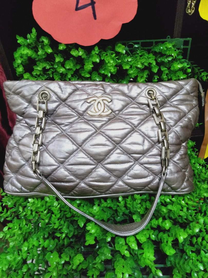 Chanel grey colour Luxury Bags Wallets on Carousell