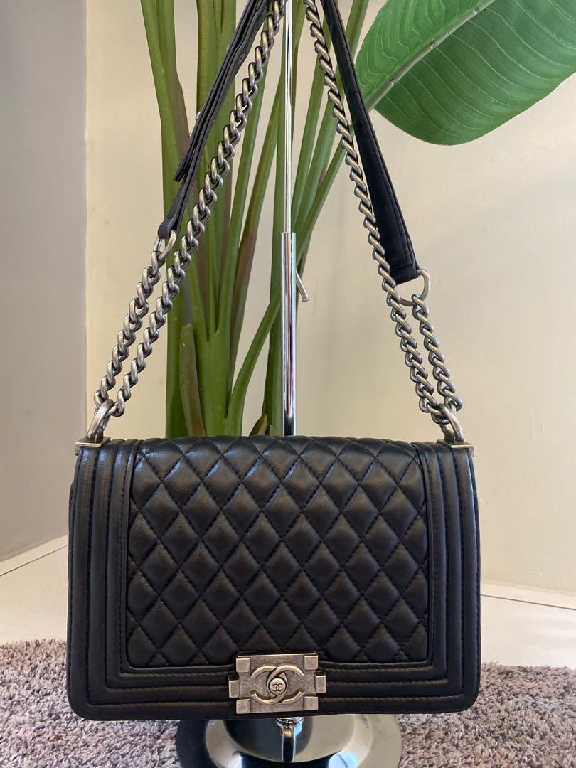 CHANEL Le boy Calf leather Women s Fashion Bags Wallets